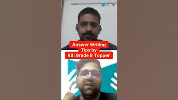 RBI Grade B Topper Answer Writing Preparation Tips | RBI Grade B Topper Interview 2025 | Topper Talk
