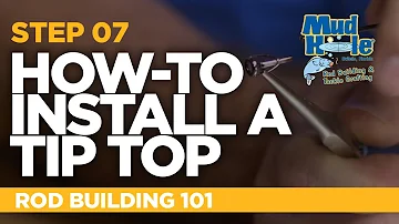 How-To Install A Tip Top On A Fishing Rod | Rod Building 101