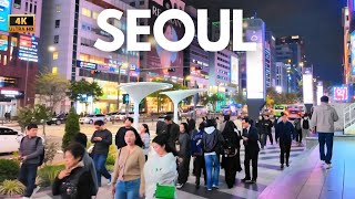 An Evening Walk In Gangnam Seoul South Korea I Seoul Walking Tour