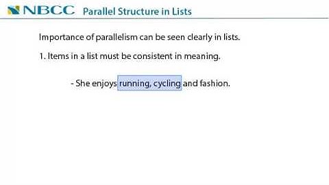 Parallelism in Lists