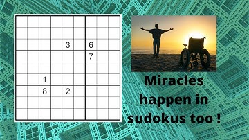 How to solve a Diagonally Miracle sudoku with only 6 given clues ?!!!