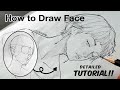 How to draw a semirealistic portrait with simple method