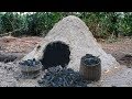 Build reusable charcoal mound