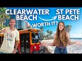 Riding the suncoast beach trolley from clearwater beach to st pete beach