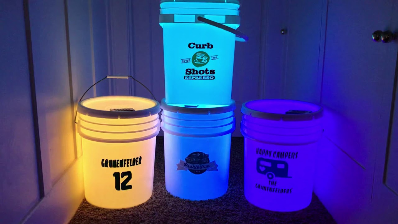 Download Remote Control Camping Bucket Lights. - YouTube