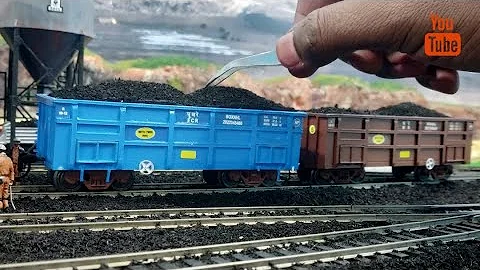 HO Scale Realistic Coal Loads Making | How To Make Easy Removable Coal Loads