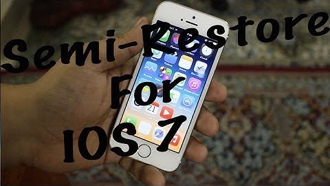 Semi-Restore Without Losing Your Jailbreak