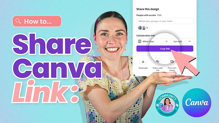 Share Editable Canva Designs 💻 Link to edit for others | Template links