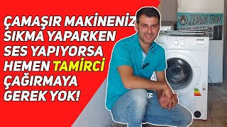 Çamaşır Makinesi Sıkarken Ses Yapıyorsa Hemen Tamirci Çağırmayın 