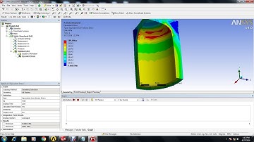 Analysis of cylindrical Pressure Vessel Ansys Workbench