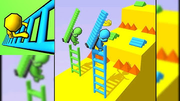 Ladder Race Gameplay - All Levels (53, 54, 55) || Android iOS Best Mobile Games