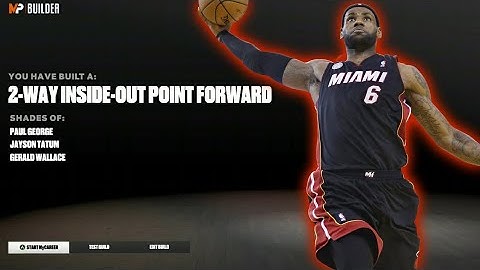 THIS *PRIME LEBRON* *RARE* 2-WAY INSIDE-OUT POINT FORWARD IS BREAKING NBA 2K23!