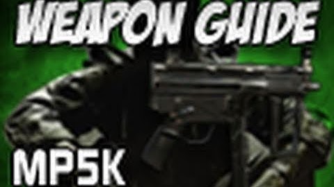 Black Ops: MP5k Weapon // Gun Guide - Multiplayer Review - Call of Duty