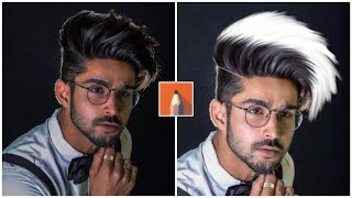 Hair Style Editing Tutorial | Autodesk Sketchbook Editing | White Face Photo Editing | Apna Editor screenshot 2