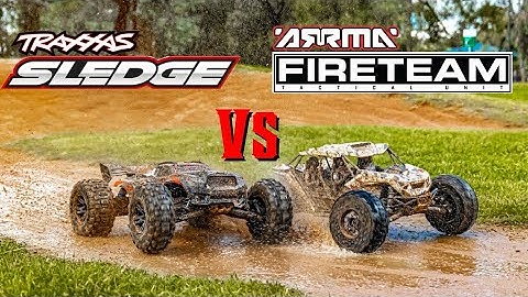 Traxxas Sledge Vs Arrma Fireteam 6s Comparison