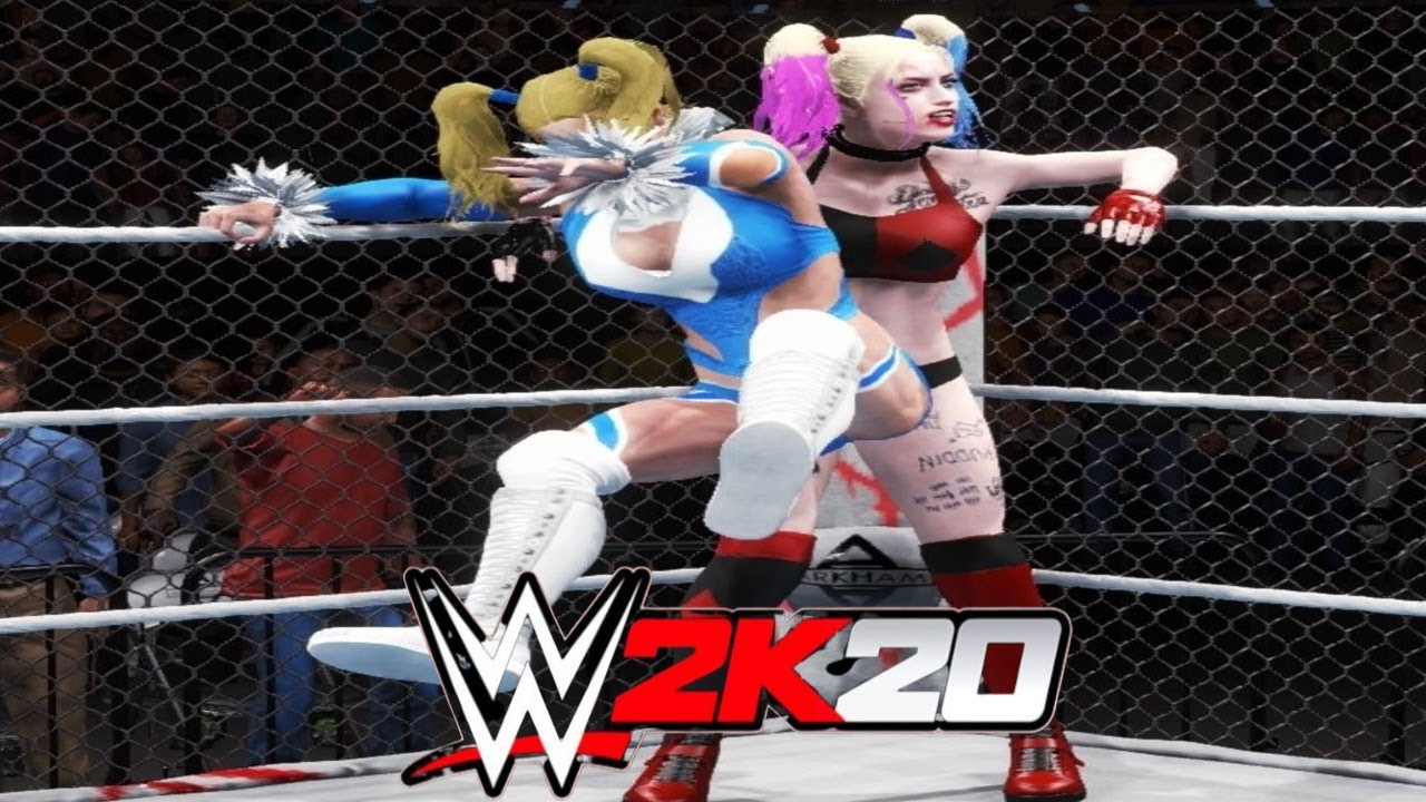 Rainbow Mika v Harley Quinn! - WWE 2K20 Requested 2 Out Of 3 Falls H*ll In A Cell Match