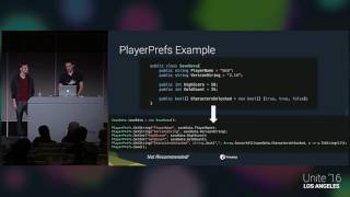 Unite 2016 - Best Practices In Persisting Player Data On Mobile
