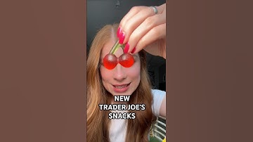 Trying new Trader Joe’s snacks 🥔🍊🍳🍿🍉 #traderjoes #mukbang #snackreview #tastetest #candy