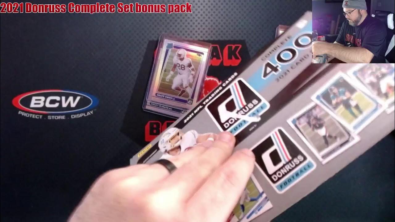 2021 Donruss Complete Set bonus pack YouTube