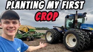 Planting My First Crop on my NEW Farm - Last Day Planting
