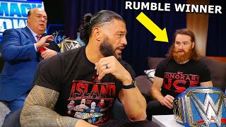 Sami Zayn Is Winning Royal Rumble 2023? Wwe Smackdown 12023