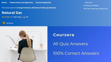 Natural Gas Coursera Quiz Answers | 100% Correct Answers