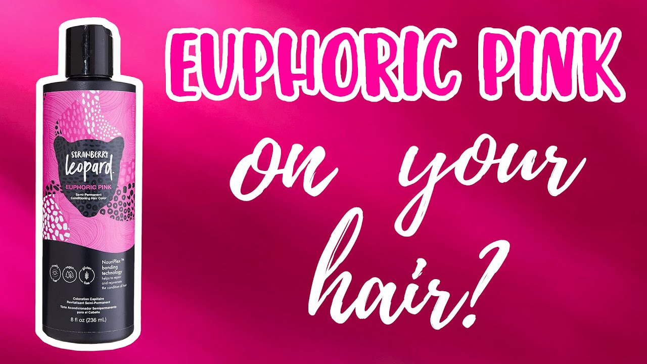 Strawberry Leopard EUPHORIC PINK | Hair Swatches - YouTube