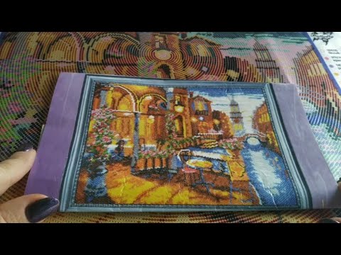 93. Вышивка бисером в круговой технике. Начинаю новый процесс " Летний вечер" от ТМ Баттерфляй.
