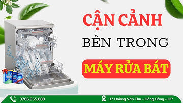 Cận cảnh bên trong Máy rửa bát | BOSCH CHÍNH HÃNG HẢI PHÒNG