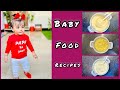 Baby food recipes 