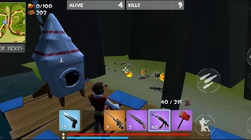 Rocket Royale Gameplay yellow portal mountain glitch