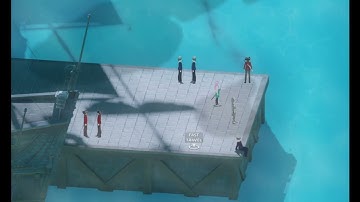 Test in-game parallax water effect : RPG Maker MV (Time lapse)