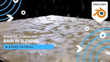 How to make it Rain! - Blender Tutorial