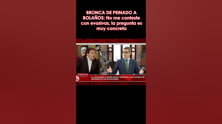 🔴BRUTAL VIDEO🔴 BRONCA DE PEINADO A BOLAÑOS  No me conteste con evasivas, la pregunta es muy concre