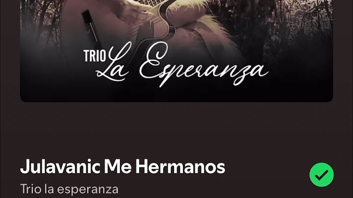 Julavanic me hermanos - Trío la esperanza