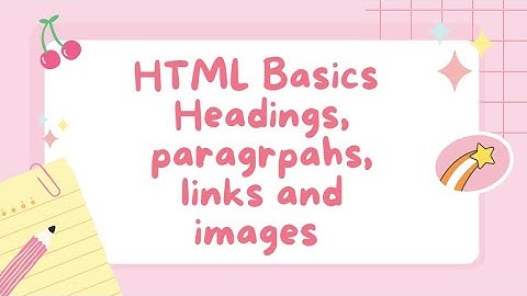 Learn HTML in 5 Minutes | Headings, Paragraphs, Links & Images
