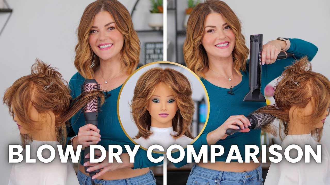 How To Blow Dry Layered Haircut Tutorial