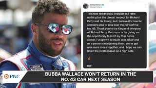 Bubba Wallace Won't Return In The No. 43 Car Next Season