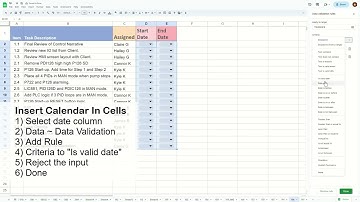 How do I make a clickable calendar in Google Sheets? - Excel Tips and Tricks