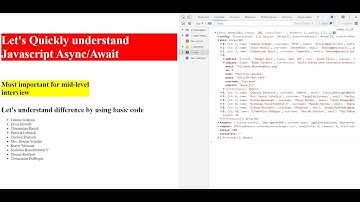 Promises/ Async await  Part 2-- Understand using axios() and fetch()