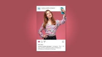 How To Create 3D Instagram Pop Out Effect In Photoshop Tutorial