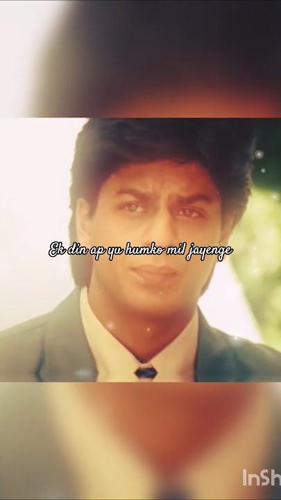 Ek din aap yu hamko mil jayenge #sharukhkhan #alkayagnik #kumarsanusongs