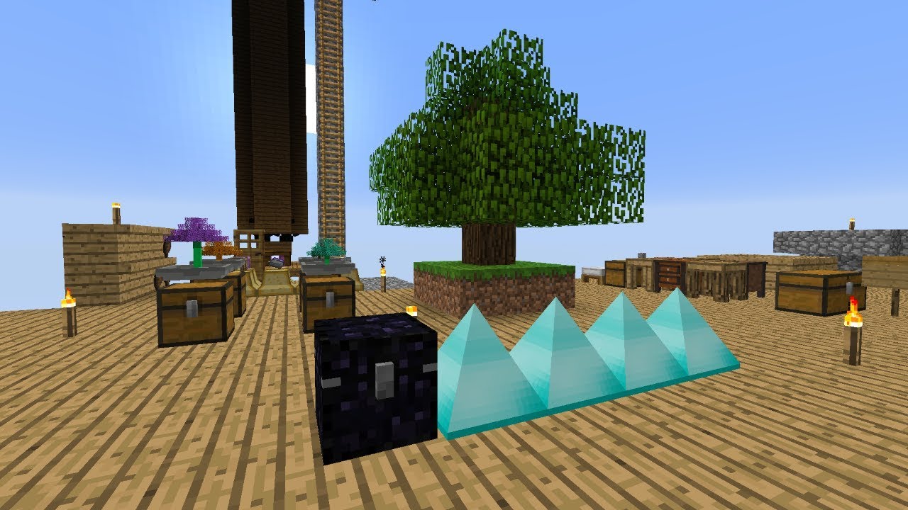 Minecraft Modern Skyblock 3 part 15 chests and spikes YouTube