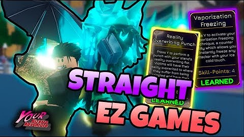 [YBA] Twoh Vampire is just STRAIGHT EASY GAMES!