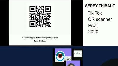 Tik Tok scanner QR profil