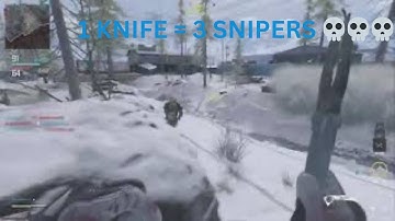 INSANE 1v3 Clutch: I Wipe Out 3 Snipers with a SINGLE Throwing Knife! 😱🔪