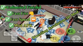 Wrestling Revolution 3D Mod APK unlimited Finish ❤️💪 Fast Speed 🚅 Fast Fist ✊👊 Mod By THAIFROMYT screenshot 2