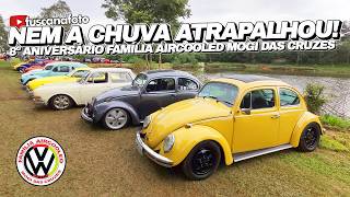 NEM A CHUVA ATRAPALHOU! 8º ANIVERSÁRIO FAMÍLIA AIRCOOLED MOGI DAS CRUZES – Fusca na Foto