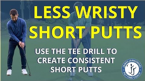 Become LESS WRISTY on short putts with the TEE DRILL  -      JJ Putting : YouTube channel