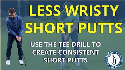 Become LESS WRISTY on short putts with the TEE DRI...